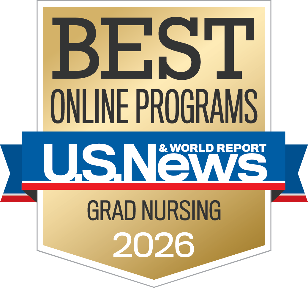 U.S. News and World Report Best Online Nursing Programs badge.